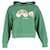 Palm Angels Bear Fitted Hoodie in Green Cotton  ref.1351633