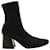 Céline Celine Soft Ballerina Sock Ankle Boots aus schwarzer Viskose-Strick Zellulosefaser  ref.1351646