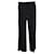 Stella Mc Cartney Stella McCartney Fringed Trousers in Black Wool  ref.1351838