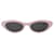 Céline Rosa Cat-Eye-Sonnenbrille Pink Acetat  ref.1351849