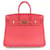 Hermès Birkin Retourne Togo rosa 25 Cuero Becerro  ref.1351903