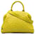 Bottega Veneta Cartable jaune moyen intrecciato avec poignée supérieure Cuir Veau façon poulain  ref.1351913