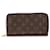 Louis Vuitton Brown Monogram Zippy Wallet Toile Marron  ref.1351955