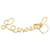 LOEWE Gold Loewe Key Chain Golden Metal Gold-plated  ref.1351964