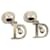 Orecchini Dior D Logo Orecchini in metallo in buone condizioni  ref.1352004