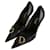 Talon chaton surréaliste D Dior Cuir Noir  ref.1352062