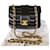 Timeless Chanel zeitlose Mini Limited Edition Schwarz Golden Lammfell  ref.1352080