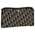 Christian Dior Trotter Canvas Clutch Bag Black Auth 72440 Cloth  ref.1352110