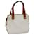 Céline CELINE Macadam Canvas Hand Bag PVC White Brown Auth 71884  ref.1352204