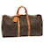 Louis Vuitton Monograma Keepall 55 Boston Bag M41424 Autenticação de LV 72487 Lona  ref.1352222