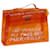 Hermès HERMES Vinyl Kelly Hand Bag Vinyle Orange Auth 72352  ref.1352223