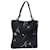 PRADA Bolsa de mão cetim preta Auth 72682 Preto  ref.1352225