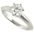 Tiffany & Co Solitaire Silvery Platinum  ref.1352618