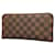 Louis Vuitton Portefeuille Insolite Brown Cloth  ref.1353197