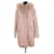 Yves Salomon Parka Synthétique Rose  ref.1354684