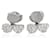 TIFFANY & CO. Paper Flowers Earrings in  Platinum 0.34 ctw  ref.1354787