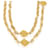 Collar de estación acolchado vintage Chanel en chapado en oro  ref.1354852