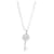 TIFFANY & CO. Key Collection Fashion Pendant in  Sterling Silver 0.01 ctw  ref.1354898
