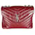 Saint Laurent Burgundy Calfskin Medium Loulou Chain Bag Red Leather  ref.1354941