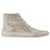 Slide Sneakers - Golden Goose Deluxe Brand - Leder - Beige Braun Kalbähnliches Kalb  ref.1354982