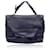 Autre Marque Vintage Black Embossed Leather Satchel Bag Handbag  ref.1354997