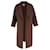 Totême Annecy Signature Coat in Brown Wool  ref.1355022