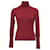 Pull à col roulé bordeaux Max Mara en laine rouge  ref.1355028