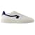 Dice Stripe Sneakers - Axel Arigato - Leather - White/Blue Pony-style calfskin  ref.1355114