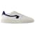 Dice Stripe Sneakers - Axel Arigato - Leather - White/Blue Pony-style calfskin  ref.1355150