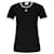 Camiseta Signature Contrast - Courreges - Algodón - Negro  ref.1355216
