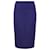 Falda lápiz con paneles Moschino en lana violeta Púrpura  ref.1355266