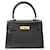 Hermès Kelly Black Leather  ref.1355488