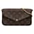 Louis Vuitton Brown Monogram Pochette Felicie Cloth  ref.1355862