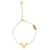 Louis Vuitton Gold Essential V Bracelet Golden Metal Gold-plated  ref.1355892