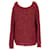SéZane sweater Dark red Wool  ref.1355921