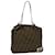 FENDI Zucca Canvas Tote Bag Brown Auth 71834 Cloth  ref.1356080