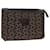 Céline CELINE C Macadam Canvas Clutch Bag Brown Auth bs13749  ref.1356116