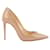 Christian Louboutin tacchi di vernice Marrone Pelle verniciata  ref.1356202