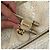 Zainetto Chanel Duma in tweed e pelle beige - vista 17