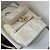 Zainetto Chanel Duma in tweed e pelle beige - vista 5