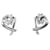 Tiffany & Co Loving heart Silvery Silver  ref.1356480
