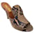 Autre Marque Paris Texas Tan Snakeskin Leather Mules Camel Exotic leather  ref.1356574