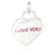 TIFFANY & CO. Love You Heart Pendant in  Sterling Silver  ref.1356591