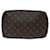 Louis Vuitton Trousse de Toilette Marrom Lona  ref.1356654