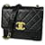 Chanel Matelassé Black Leather  ref.1356658