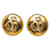 Chanel Mademoiselle Dourado Banhado a ouro  ref.1356755