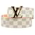 Louis Vuitton Cinto Damier Azur Initiales Branco Lona  ref.1356912