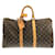 Louis Vuitton Brown Monogram Keepall 45 Marrone Pelle Tela  ref.1356914