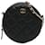 Chanel Pochette rotonda caviale trapuntata CC nera con catena Nero Pelle  ref.1356941