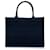 Bolsa livro de malha média azul Dior Azul escuro Pano  ref.1356945